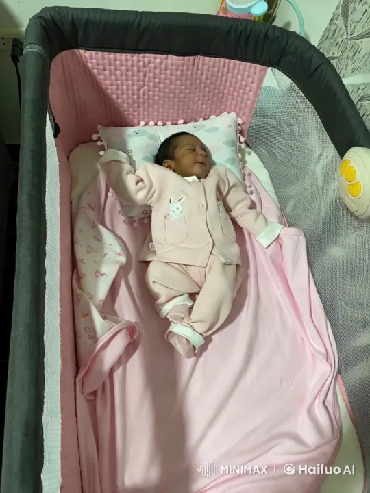 Baby's Playful Morning in a Cozy Crib – AI Generated Video | Hailuo AI