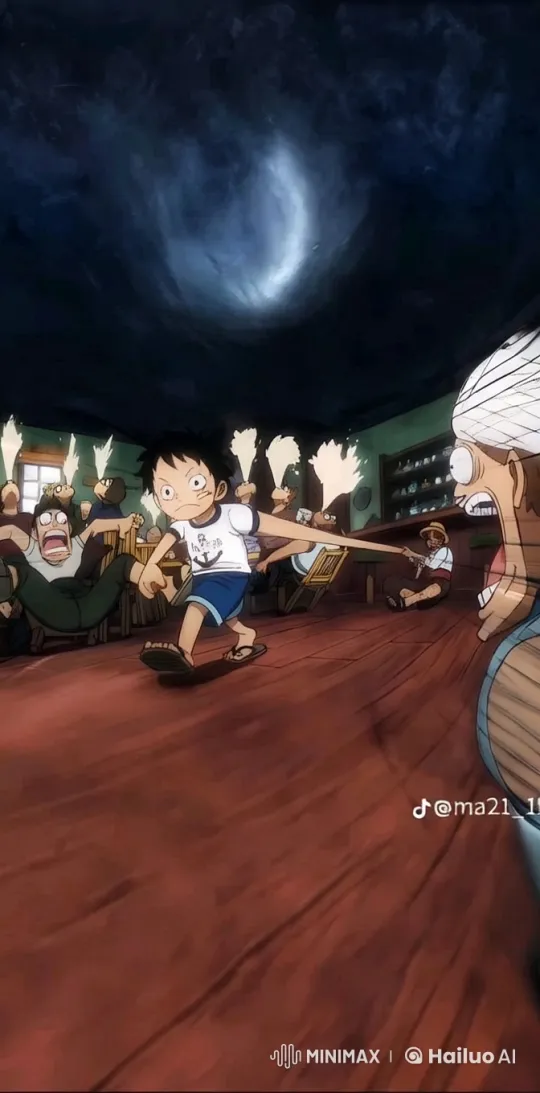 Determined Boy Drags Shocked Man Through Bar – AI Generated Video | Hailuo AI
