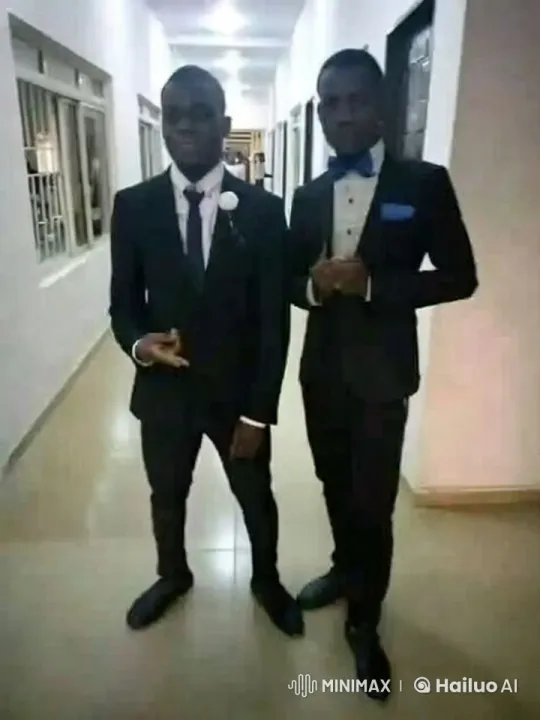 Formal Fisticuffs in Bright Hallway – AI Generated Video | Hailuo AI