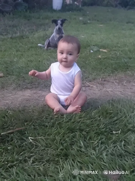 Baby Mimics Kung Fu and Dances on Grass – AI Generated Video | Hailuo AI