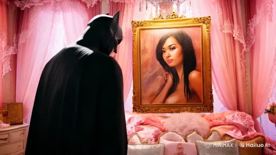 Batman Reveals Feminine Identity in Lavish Bedroom – AI Generated Video | Hailuo AI