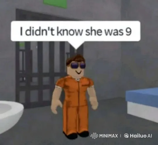 Roblox Character in Prison Cell with Shocking Confession – AI Generated Video | Hailuo AI