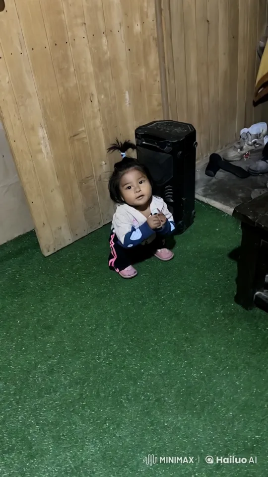 Child's Energetic Dance and Kungfu Moves in Rustic Setting – AI Generated Video | Hailuo AI
