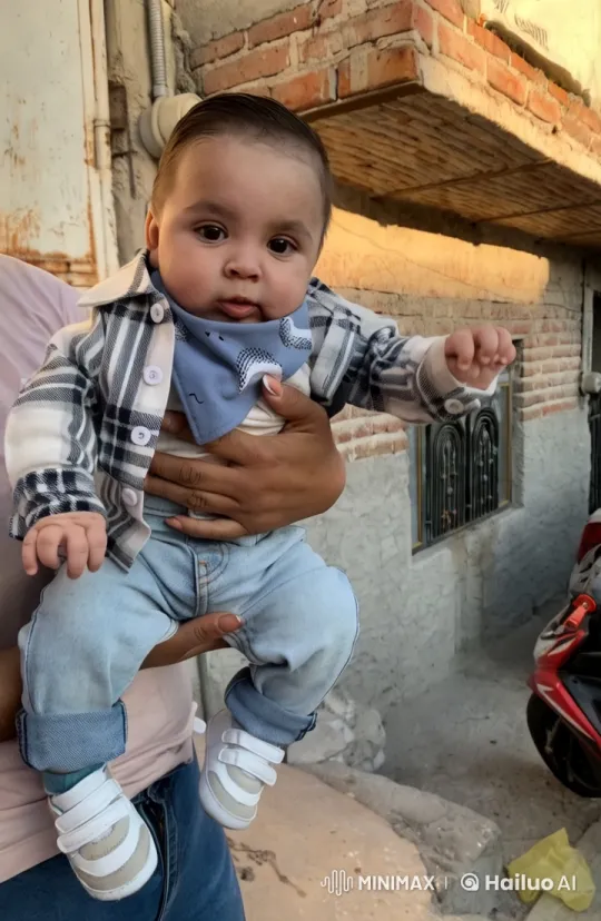Baby Mimics Kung Fu and Dances in Rustic Setting – AI Generated Video | Hailuo AI