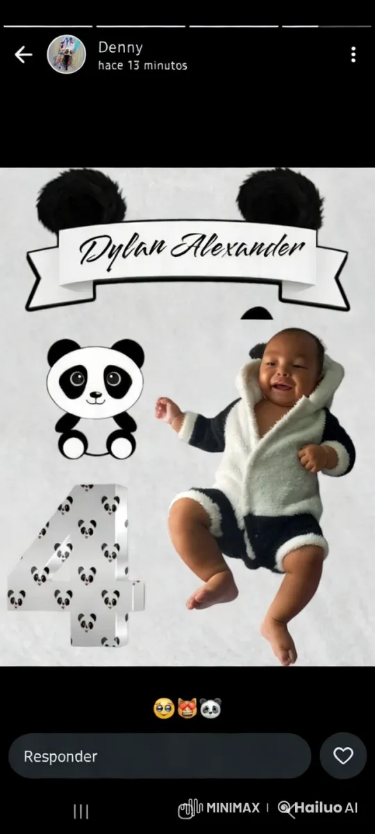 Baby Dylan Celebrates with Panda-Themed Joy – AI Generated Video | Hailuo AI