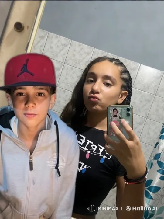 Intimate Selfie Moment in Neutral Bathroom Setting – AI Generated Video | Hailuo AI