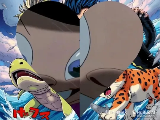 Animated Characters Prepare for Godzilla's Atomic Breath – AI Generated Video | Hailuo AI