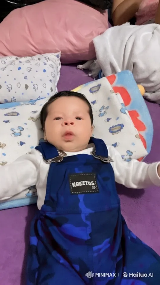 Baby Dancing Joyfully on Cozy Bedding – AI Generated Video | Hailuo AI