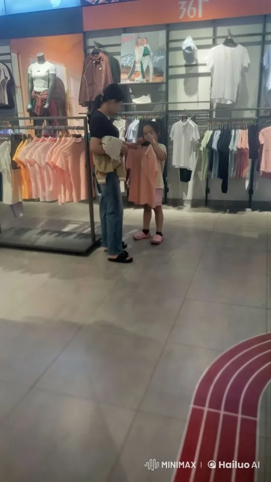 Woman and Child Explore Clothing and Practice Martial Arts – AI Generated Video | Hailuo AI