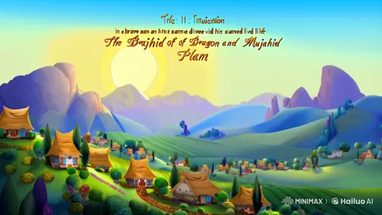 Brave Children's Quest to Tame the Dragon – AI Generated Video | Hailuo AI