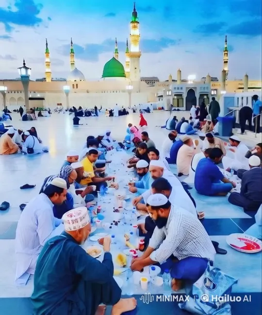 Traditional Gathering in Courtyard with Cultural Harmony – AI Generated Video | Hailuo AI
