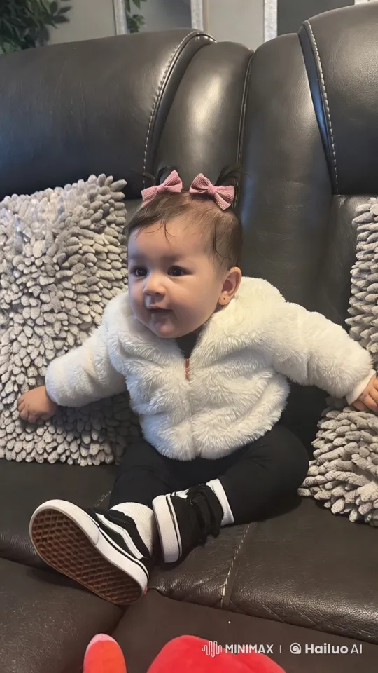 Baby Dancing Joyfully on Cozy Couch – AI Generated Video | Hailuo AI