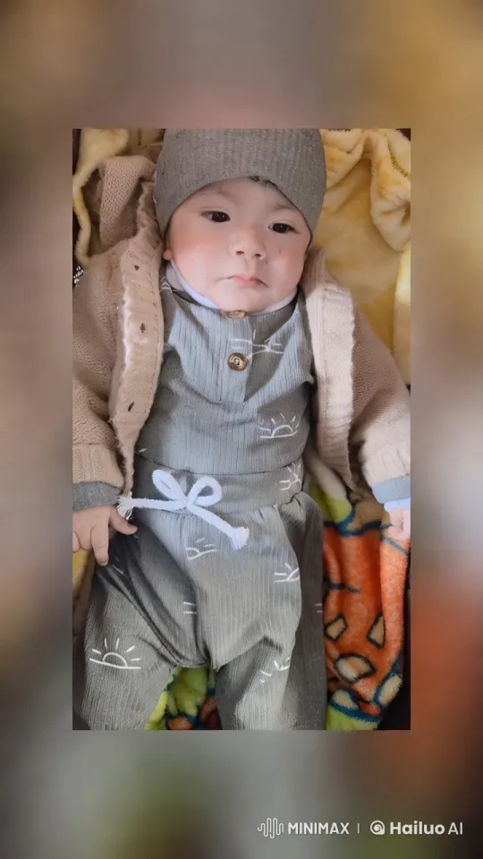 Baby's Playful Kung Fu Dance on Colorful Blanket – AI Generated Video | Hailuo AI