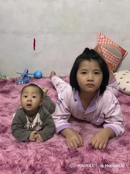 Children Practicing Martial Arts on Fluffy Rug – AI Generated Video | Hailuo AI