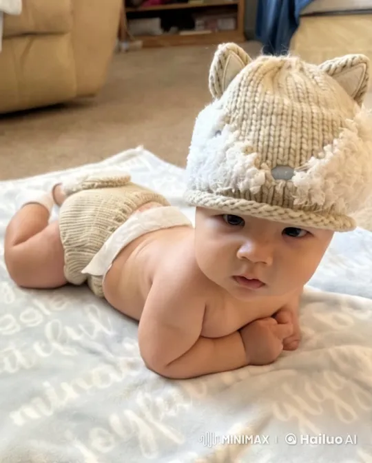 Baby's Playful Dance and Kung Fu Moves – AI Generated Video | Hailuo AI