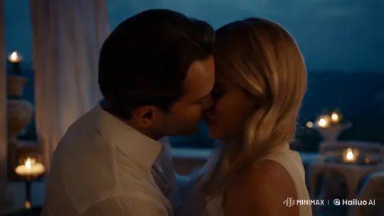 Intimate Kiss in Artful, Romantic Setting – AI Generated Video | Hailuo AI