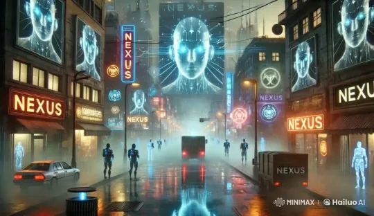 Neon-Lit Futuristic City Street with Robots – AI Generated Video | Hailuo AI