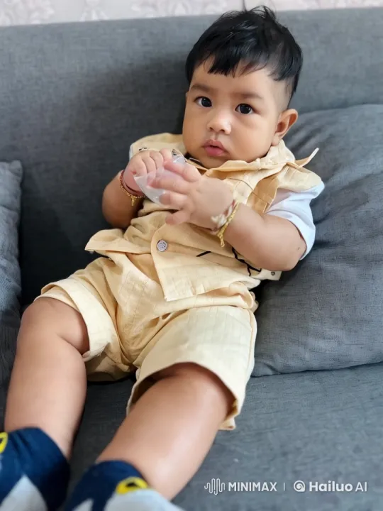 Baby Dancing and Spinning on Couch – AI Generated Video | Hailuo AI