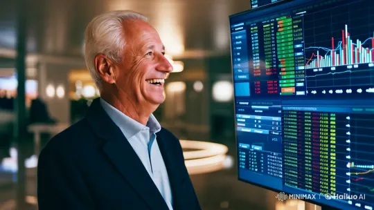 Retiree Enjoys Financial Freedom Amidst Modern Aesthetics – AI Generated Video | Hailuo AI
