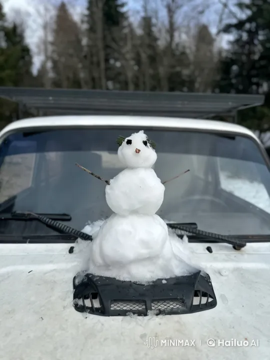 Whimsical Snowman Dance in Forest Setting – AI Generated Video | Hailuo AI