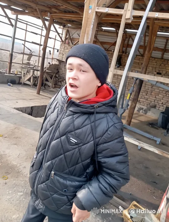 Young Person in Rustic Wooden Structure with Dynamic Camera Work – AI Generated Video | Hailuo AI