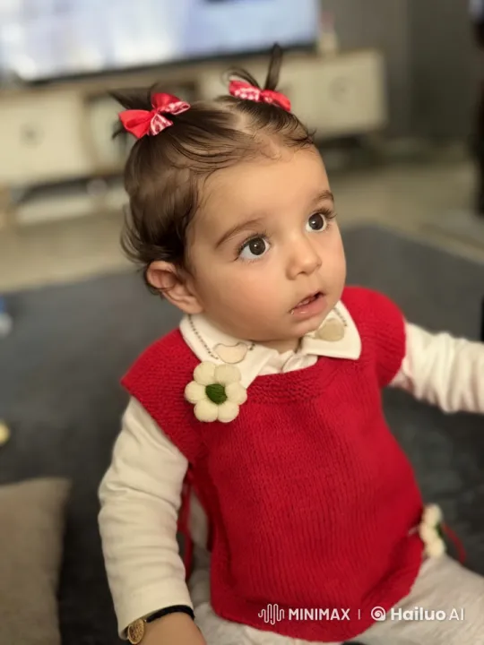Child in Red Vest Performs Playful Kung Fu in Cozy Living Room – AI Generated Video | Hailuo AI