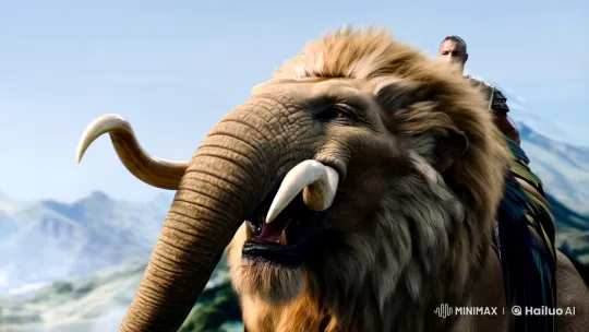 Ancient King Rides Majestic Feathered Beast – AI Generated Video | Hailuo AI
