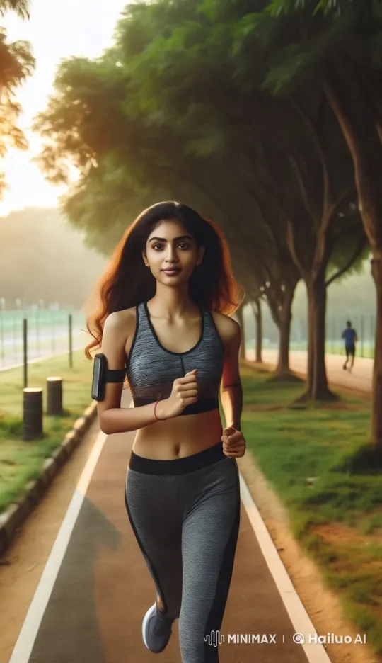 Morning Jog in the Park with Tracking Camera – AI Generated Video | Hailuo AI