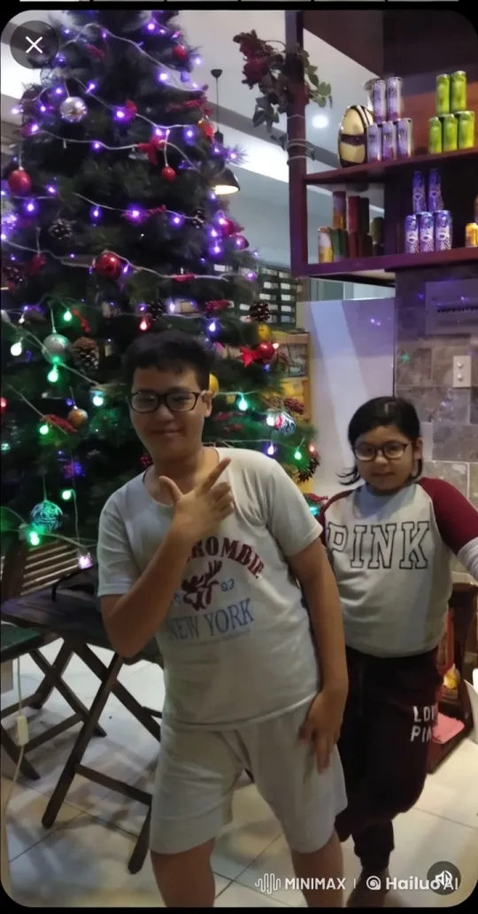 Children Perform Energetic Kungfu in Front of Christmas Tree – AI Generated Video | Hailuo AI
