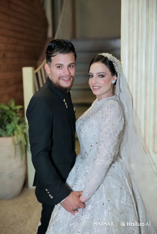 Elegant Couple Performs Synchronized Kung Fu at Wedding – AI Generated Video | Hailuo AI