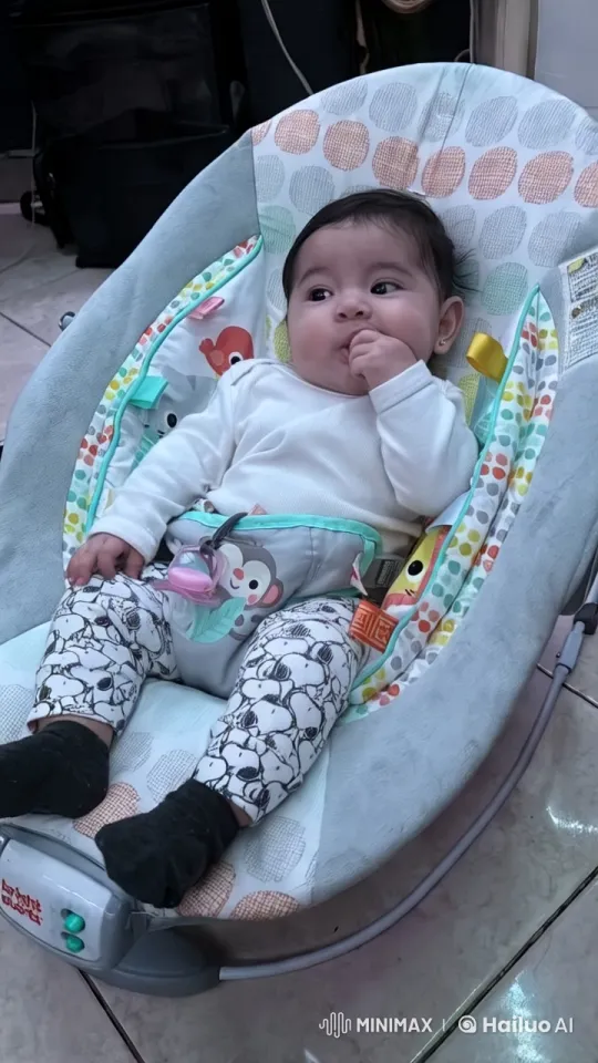 Baby Dancing in Colorful Rocker Play Environment – AI Generated Video | Hailuo AI