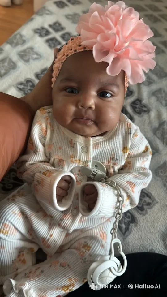 Baby Dancing Joyfully in Floral Onesie – AI Generated Video | Hailuo AI