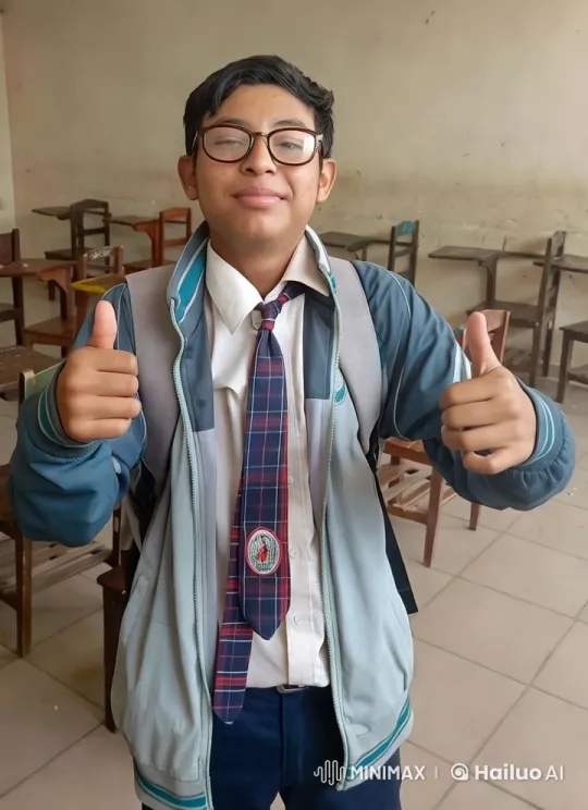 Student Dances Energetically in Classroom – AI Generated Video | Hailuo AI