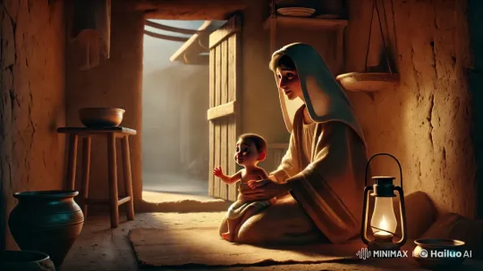 Intimate, Serene Moment in Rustic Setting – AI Generated Video | Hailuo AI