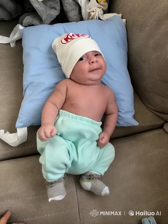 Baby Dancing Cheerfully in KitKat Outfit – AI Generated Video | Hailuo AI