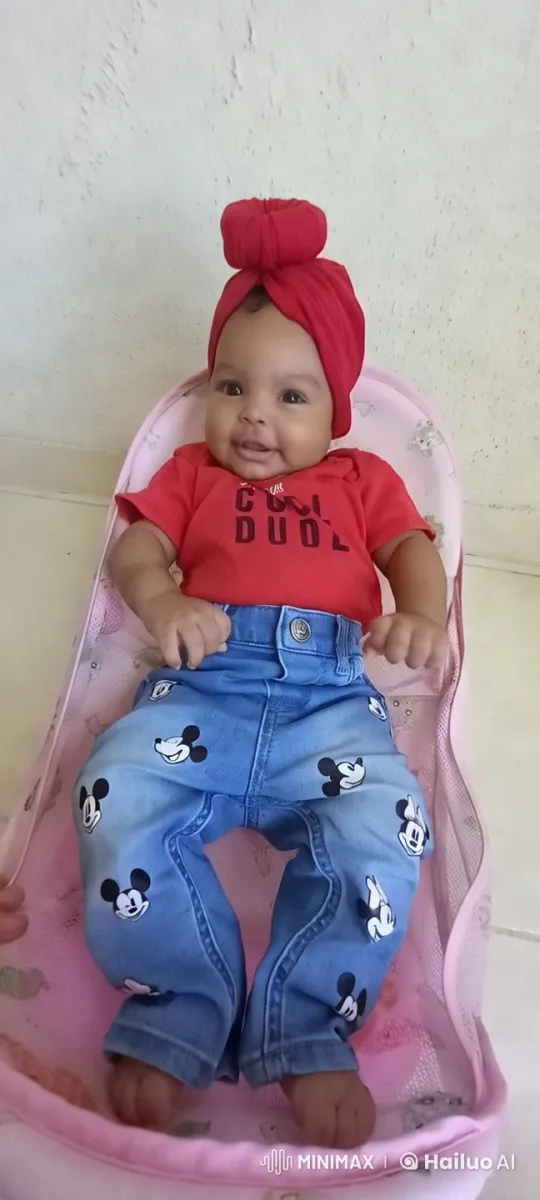 Baby in Vibrant 'Cool Dude' Outfit with Joyful Smile – AI Generated Video | Hailuo AI