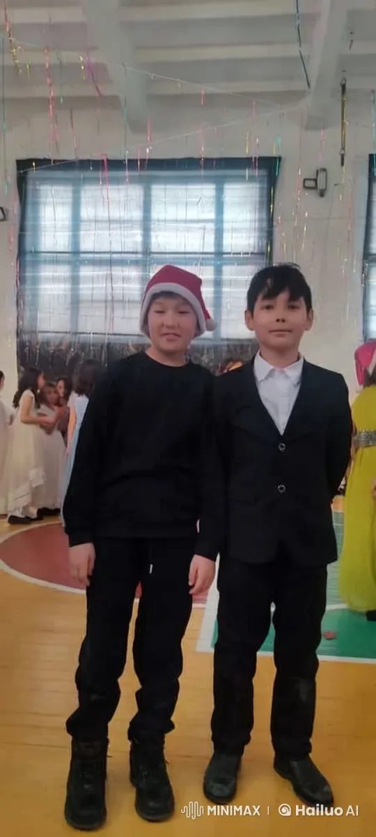 Festive Celebration: Boys Share Affectionate Kiss – AI Generated Video | Hailuo AI