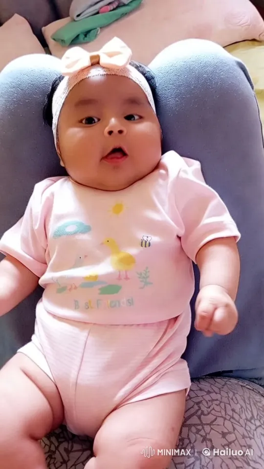 Baby Dances Joyfully in Cozy Setting – AI Generated Video | Hailuo AI