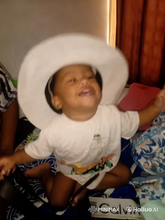 Baby's Joyful Dance Turns to Tears on Colorful Bed – AI Generated Video | Hailuo AI