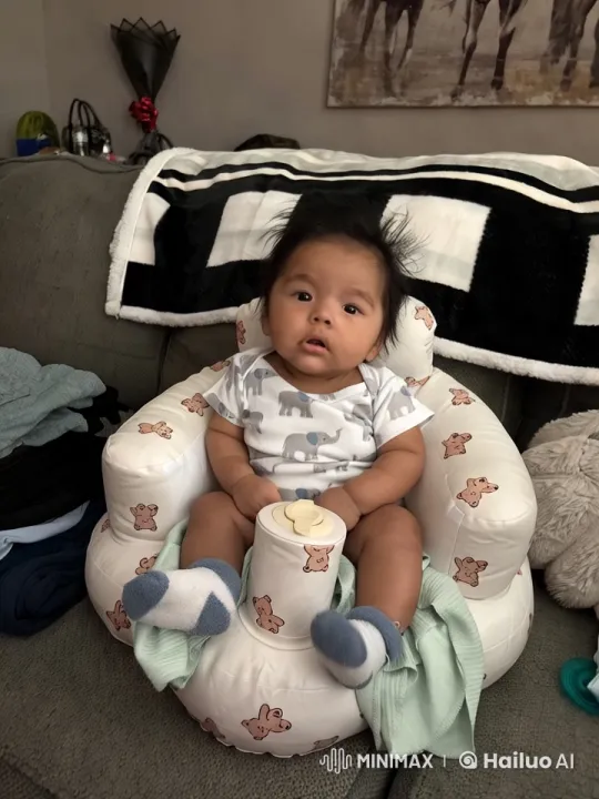 Baby Mimics Kung Fu in Cozy Living Room Setting – AI Generated Video | Hailuo AI