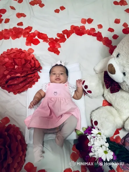 Baby Dances and Mimics Kung Fu in Festive Setting – AI Generated Video | Hailuo AI
