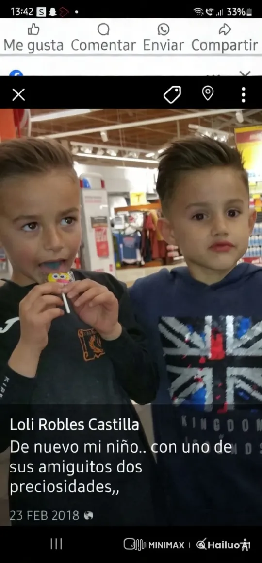 Boys Playfully Fighting in a Vibrant Store – AI Generated Video | Hailuo AI
