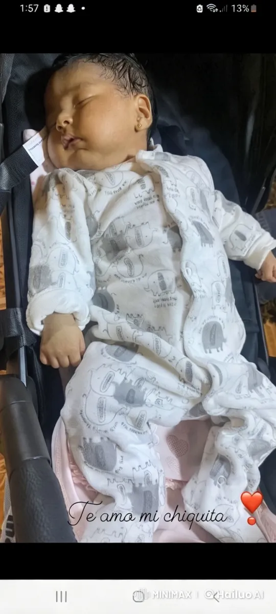Baby in Stroller with Elephant Onesie and Loving Message – AI Generated Video | Hailuo AI