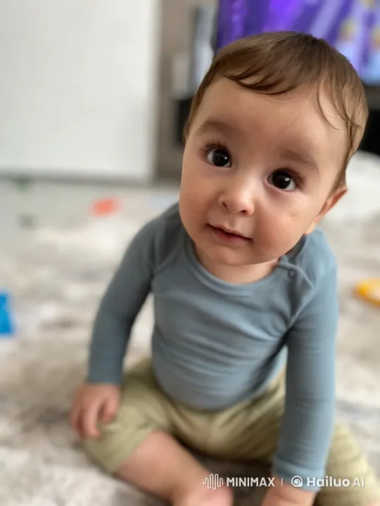 Baby's Playful Kungfu Dance in Cozy Living Room – AI Generated Video | Hailuo AI