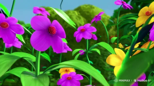 Enchanted Garden Animation for Kids – AI Generated Video | Hailuo AI
