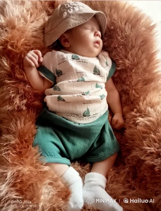 Baby's Joyful Dance on Orange Blanket – AI Generated Video | Hailuo AI
