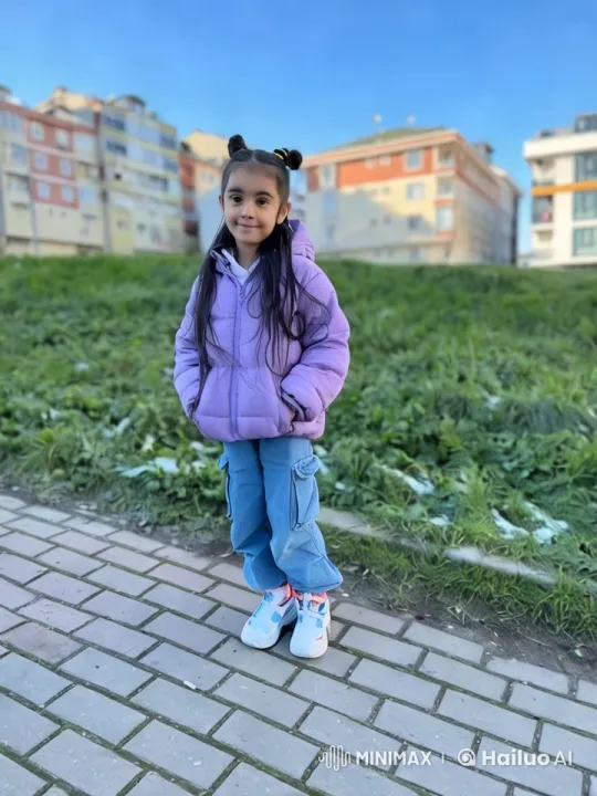 Girl Walks Through Scenic Pathway – AI Generated Video | Hailuo AI