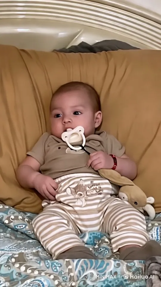 Baby's Playful Kung Fu Dance in Cozy Bedroom – AI Generated Video | Hailuo AI