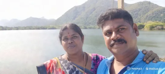 Couple in Nature: Serene Lake and Mountain View – AI Generated Video | Hailuo AI