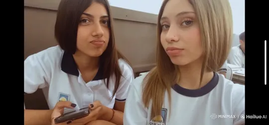 Girls Dance Playfully in Live2D Classroom Setting – AI Generated Video | Hailuo AI